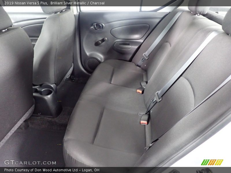 Brilliant Silver Metallic / Charcoal 2019 Nissan Versa S Plus