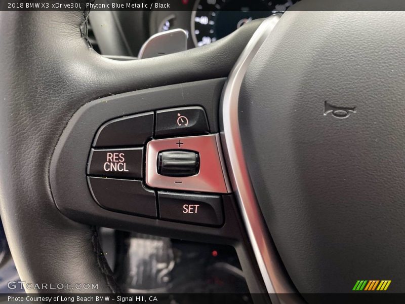 Phytonic Blue Metallic / Black 2018 BMW X3 xDrive30i