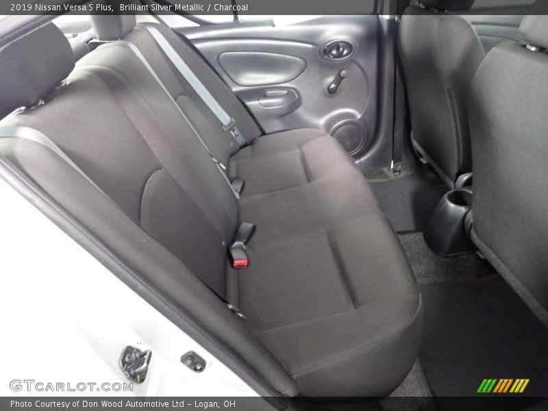 Brilliant Silver Metallic / Charcoal 2019 Nissan Versa S Plus