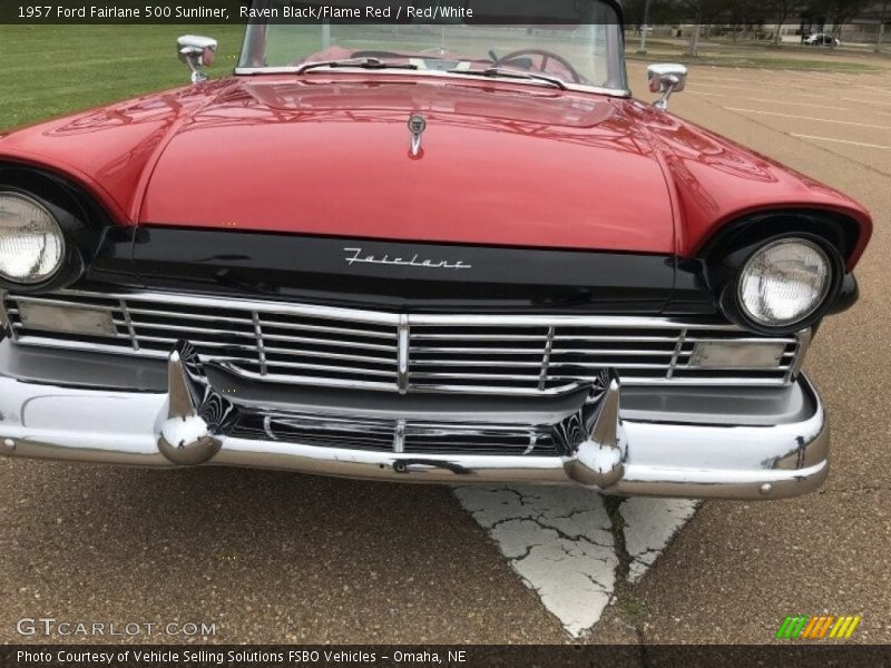  1957 Fairlane 500 Sunliner Raven Black/Flame Red
