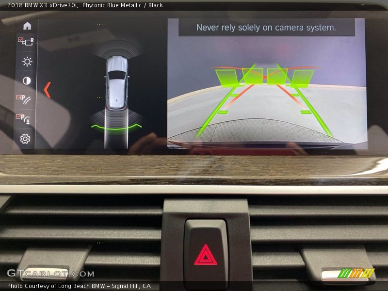 Phytonic Blue Metallic / Black 2018 BMW X3 xDrive30i