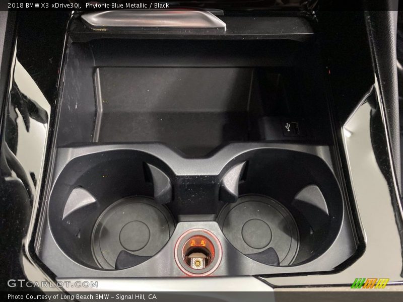 Phytonic Blue Metallic / Black 2018 BMW X3 xDrive30i