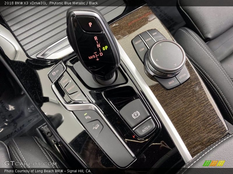 Phytonic Blue Metallic / Black 2018 BMW X3 xDrive30i