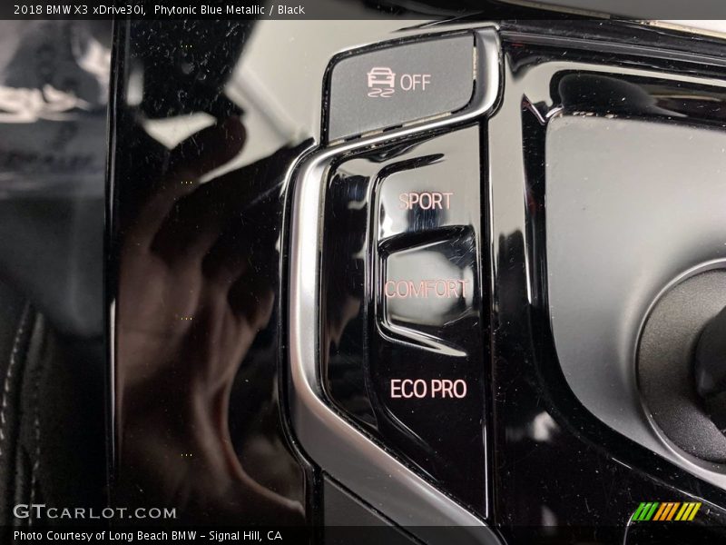 Phytonic Blue Metallic / Black 2018 BMW X3 xDrive30i