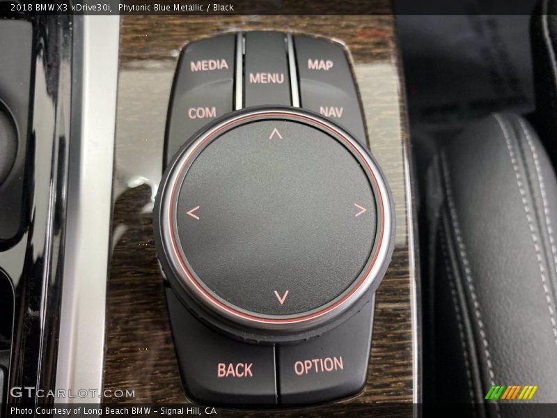 Phytonic Blue Metallic / Black 2018 BMW X3 xDrive30i
