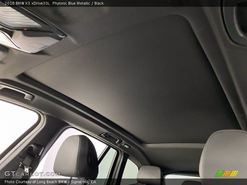 Phytonic Blue Metallic / Black 2018 BMW X3 xDrive30i
