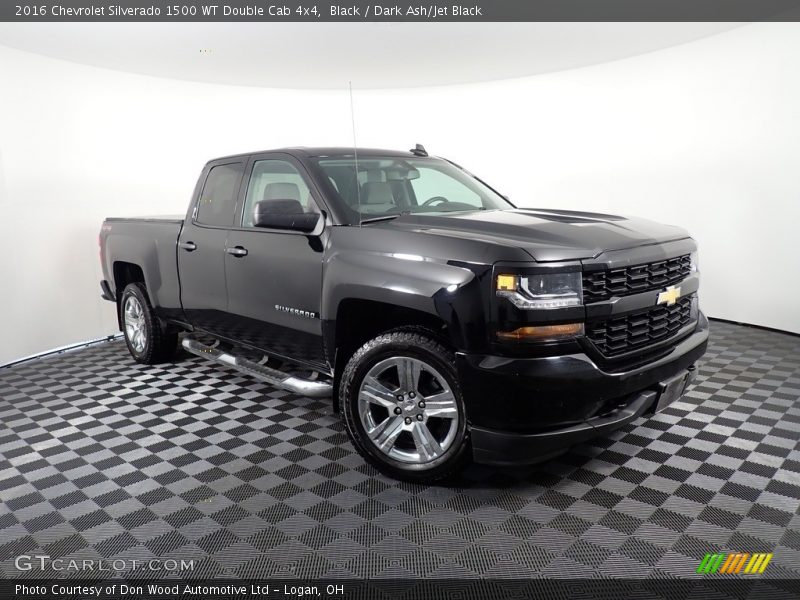 Black / Dark Ash/Jet Black 2016 Chevrolet Silverado 1500 WT Double Cab 4x4