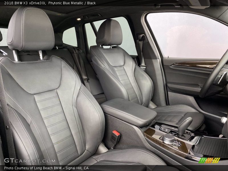 Phytonic Blue Metallic / Black 2018 BMW X3 xDrive30i