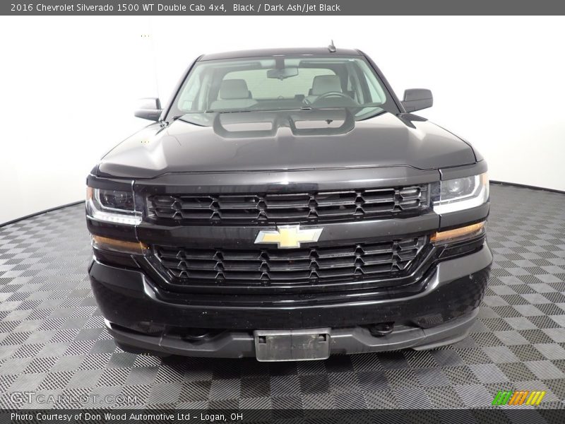 Black / Dark Ash/Jet Black 2016 Chevrolet Silverado 1500 WT Double Cab 4x4