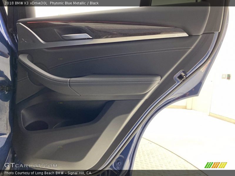 Phytonic Blue Metallic / Black 2018 BMW X3 xDrive30i