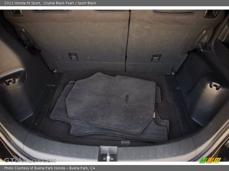 Crystal Black Pearl / Sport Black 2011 Honda Fit Sport