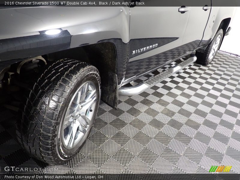 Black / Dark Ash/Jet Black 2016 Chevrolet Silverado 1500 WT Double Cab 4x4