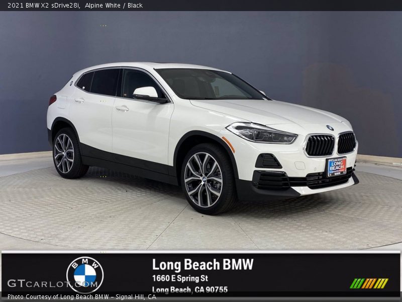 Alpine White / Black 2021 BMW X2 sDrive28i