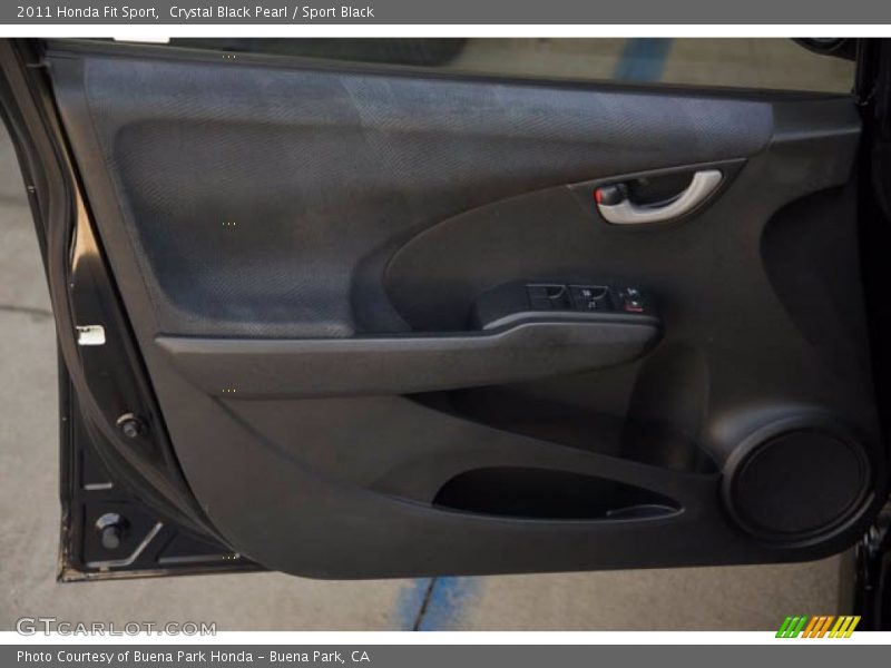 Crystal Black Pearl / Sport Black 2011 Honda Fit Sport
