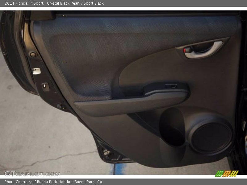 Crystal Black Pearl / Sport Black 2011 Honda Fit Sport