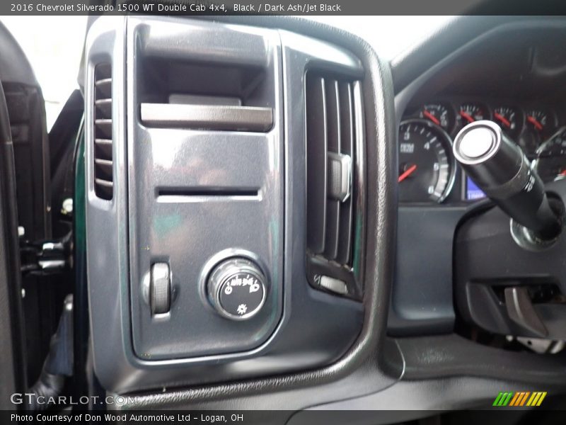 Black / Dark Ash/Jet Black 2016 Chevrolet Silverado 1500 WT Double Cab 4x4