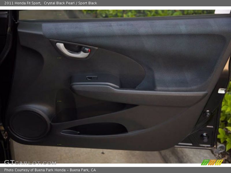 Crystal Black Pearl / Sport Black 2011 Honda Fit Sport