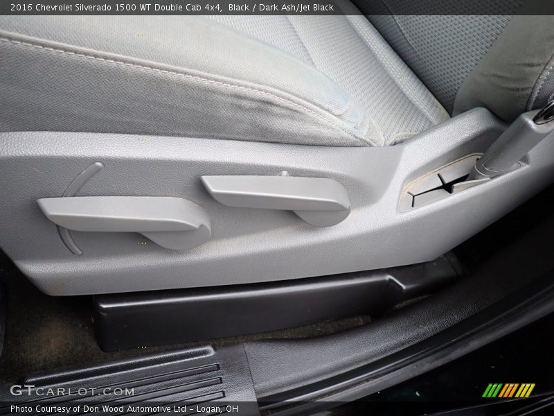 Black / Dark Ash/Jet Black 2016 Chevrolet Silverado 1500 WT Double Cab 4x4