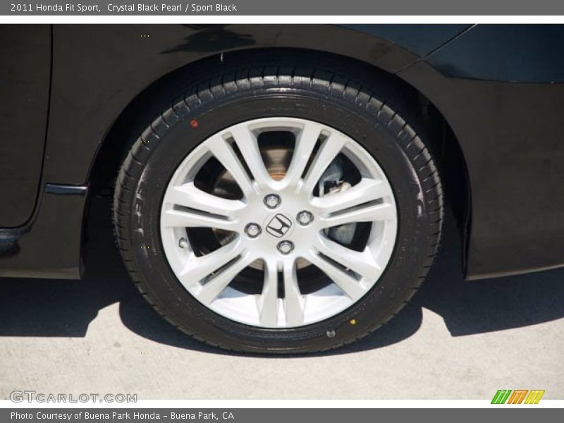 Crystal Black Pearl / Sport Black 2011 Honda Fit Sport