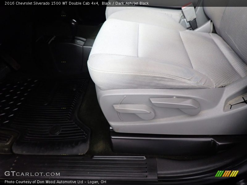 Black / Dark Ash/Jet Black 2016 Chevrolet Silverado 1500 WT Double Cab 4x4