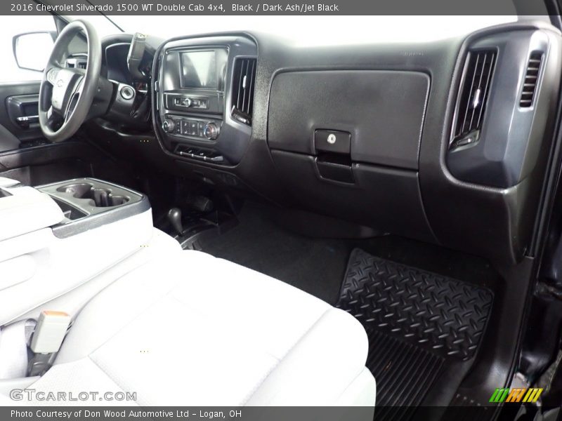 Black / Dark Ash/Jet Black 2016 Chevrolet Silverado 1500 WT Double Cab 4x4