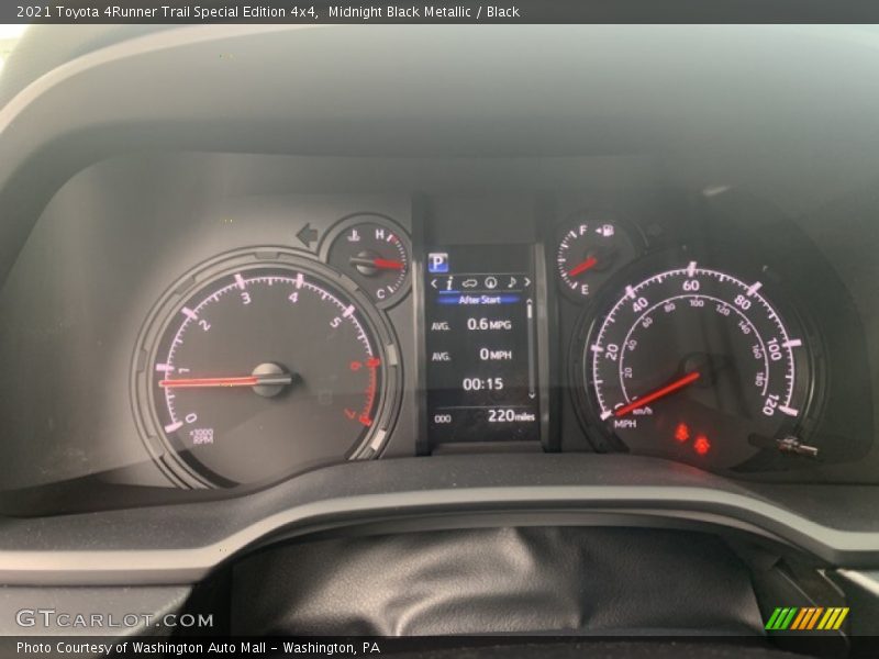 Midnight Black Metallic / Black 2021 Toyota 4Runner Trail Special Edition 4x4