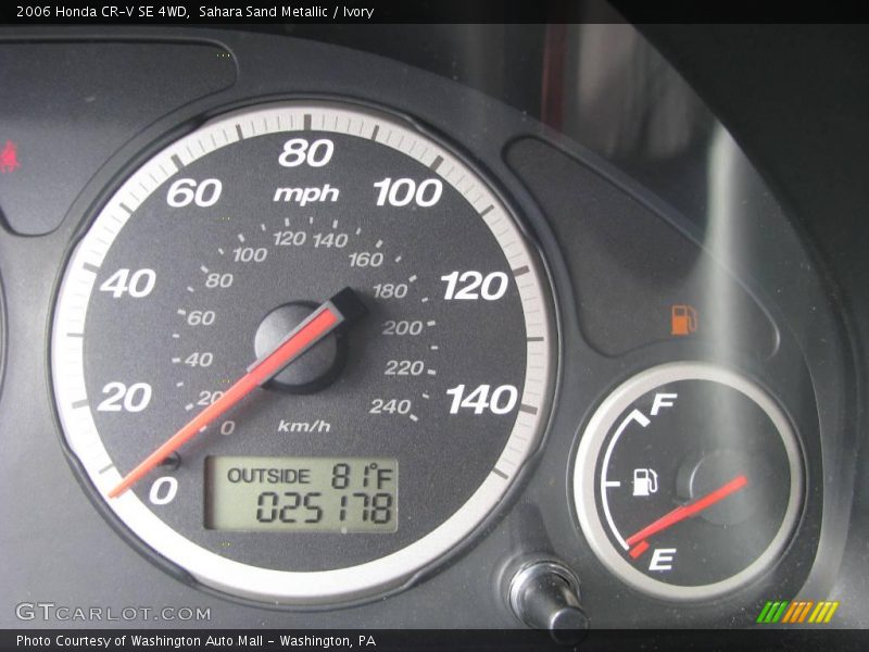 Sahara Sand Metallic / Ivory 2006 Honda CR-V SE 4WD