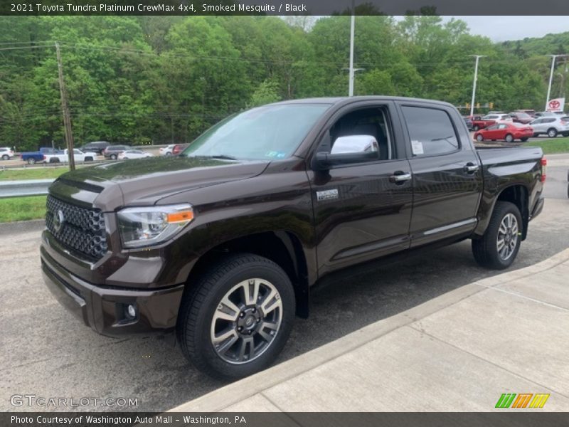 Front 3/4 View of 2021 Tundra Platinum CrewMax 4x4