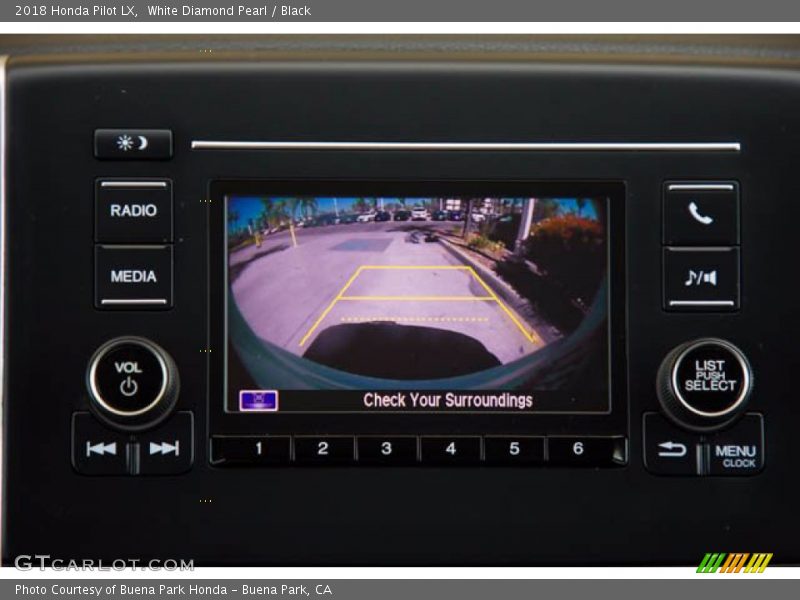 White Diamond Pearl / Black 2018 Honda Pilot LX