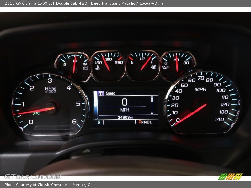 Deep Mahogany Metallic / Cocoa/­Dune 2018 GMC Sierra 1500 SLT Double Cab 4WD