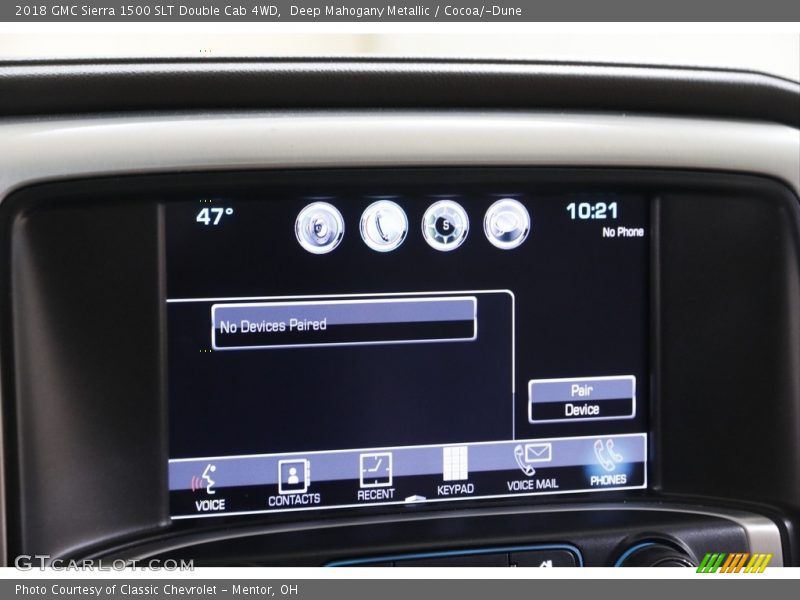 Deep Mahogany Metallic / Cocoa/­Dune 2018 GMC Sierra 1500 SLT Double Cab 4WD