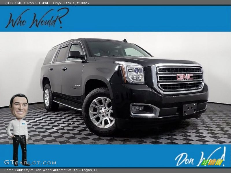 Onyx Black / Jet Black 2017 GMC Yukon SLT 4WD