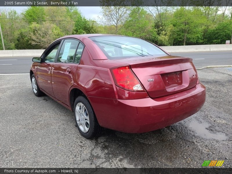 Berry Red / Tan 2005 Saturn ION 2 Sedan