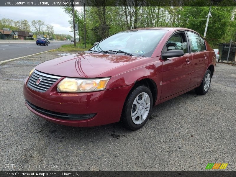 Berry Red / Tan 2005 Saturn ION 2 Sedan