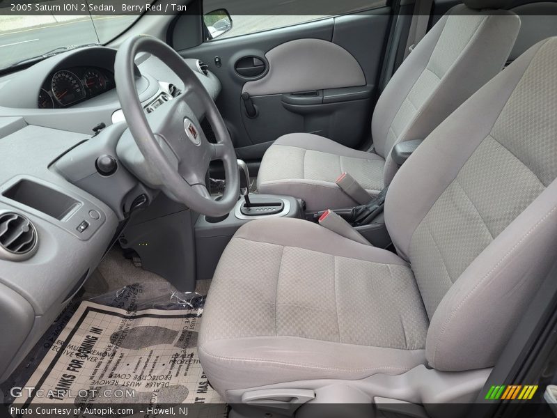 Berry Red / Tan 2005 Saturn ION 2 Sedan