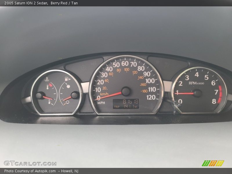 Berry Red / Tan 2005 Saturn ION 2 Sedan