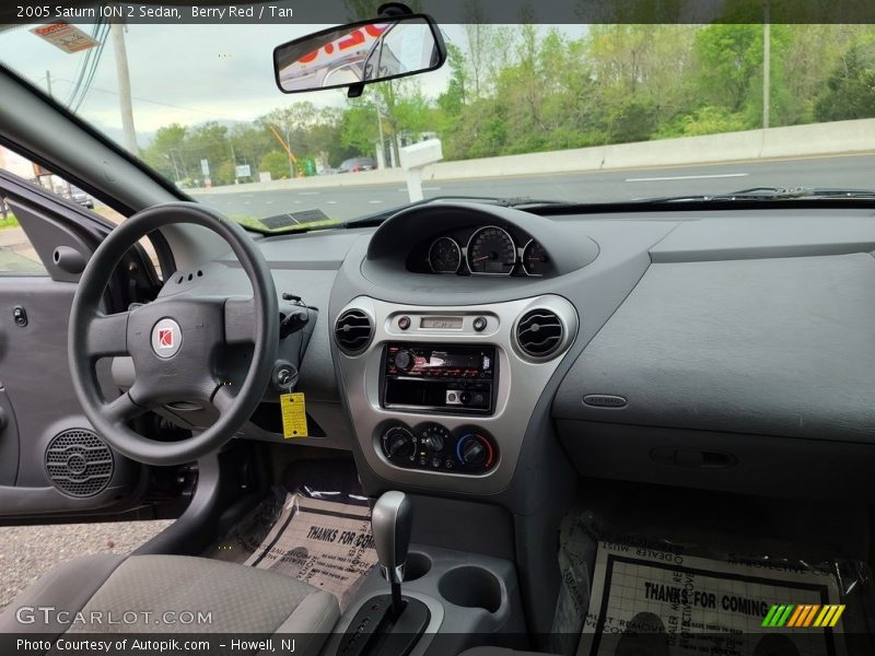 Berry Red / Tan 2005 Saturn ION 2 Sedan