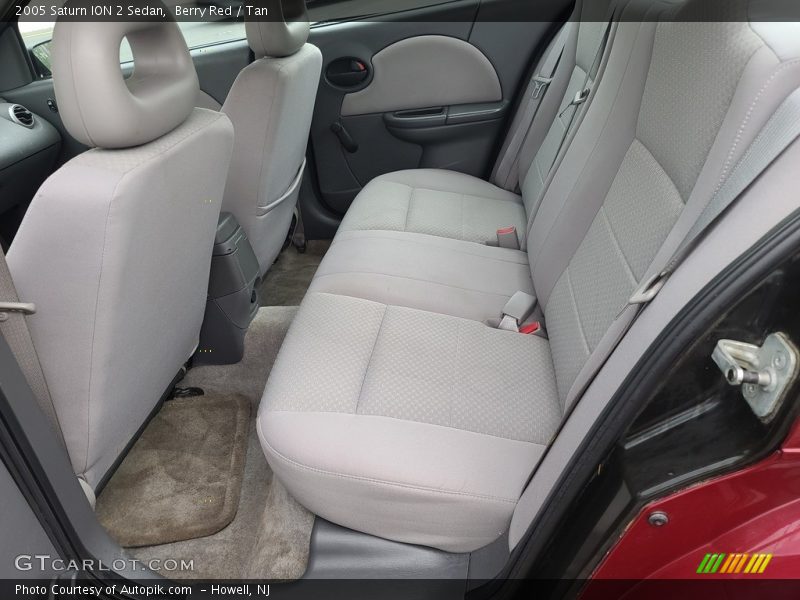 Berry Red / Tan 2005 Saturn ION 2 Sedan