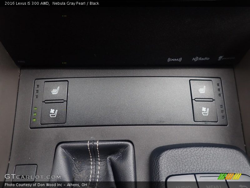Nebula Gray Pearl / Black 2016 Lexus IS 300 AWD