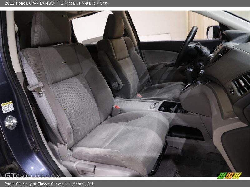 Twilight Blue Metallic / Gray 2012 Honda CR-V EX 4WD
