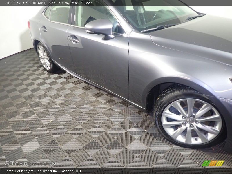 Nebula Gray Pearl / Black 2016 Lexus IS 300 AWD