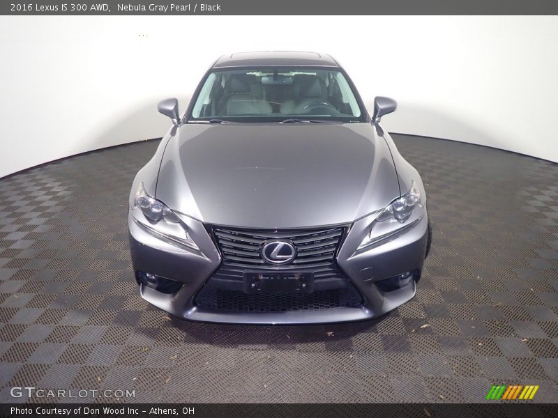 Nebula Gray Pearl / Black 2016 Lexus IS 300 AWD