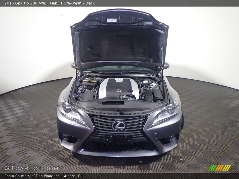 Nebula Gray Pearl / Black 2016 Lexus IS 300 AWD