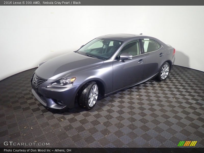 Nebula Gray Pearl / Black 2016 Lexus IS 300 AWD