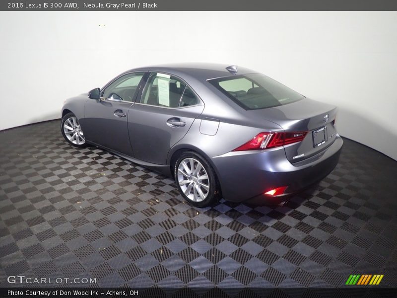 Nebula Gray Pearl / Black 2016 Lexus IS 300 AWD