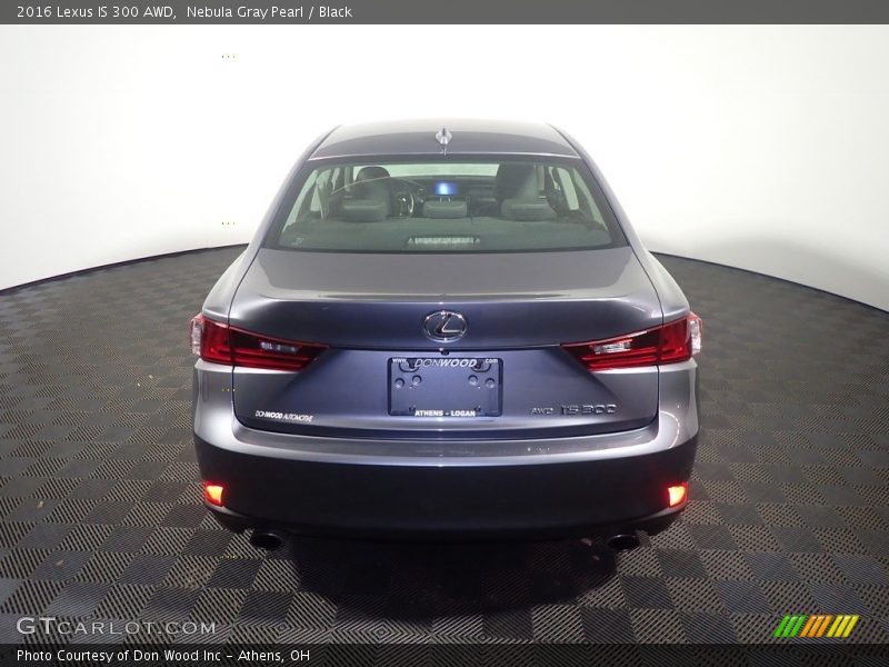 Nebula Gray Pearl / Black 2016 Lexus IS 300 AWD