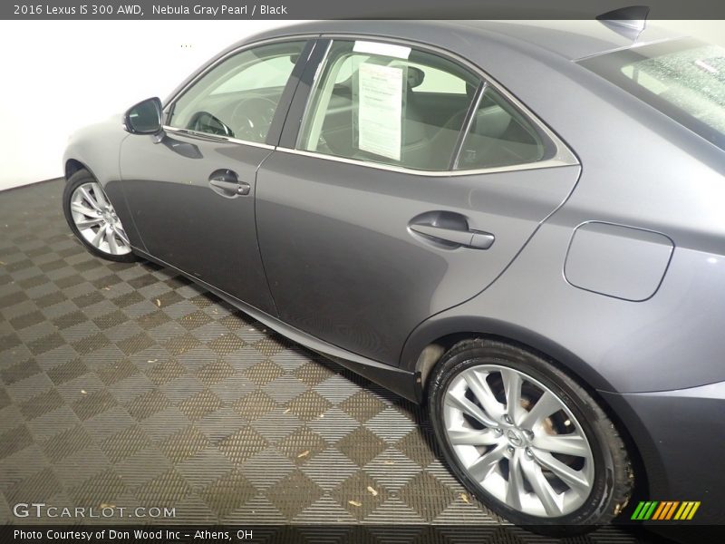 Nebula Gray Pearl / Black 2016 Lexus IS 300 AWD