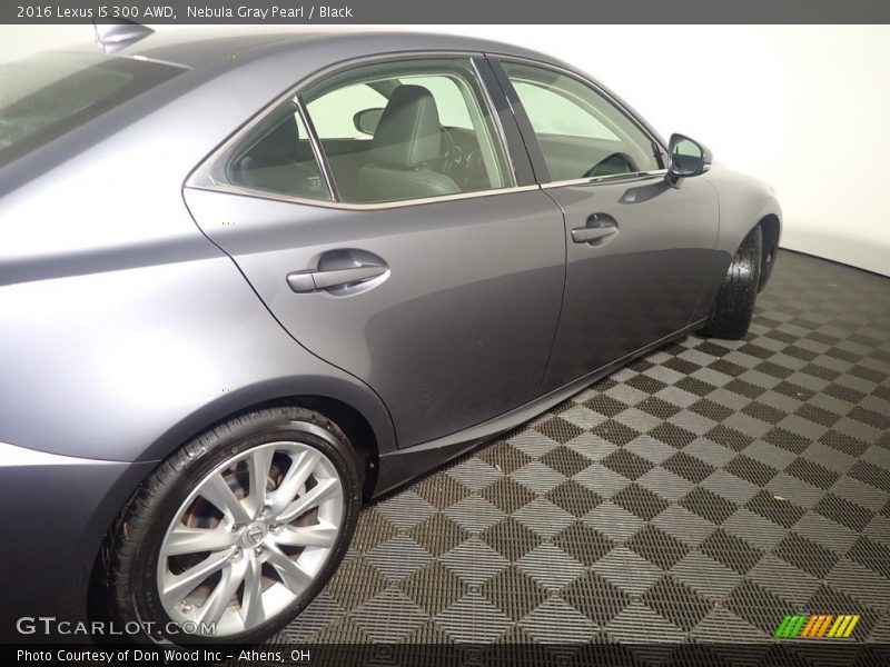 Nebula Gray Pearl / Black 2016 Lexus IS 300 AWD