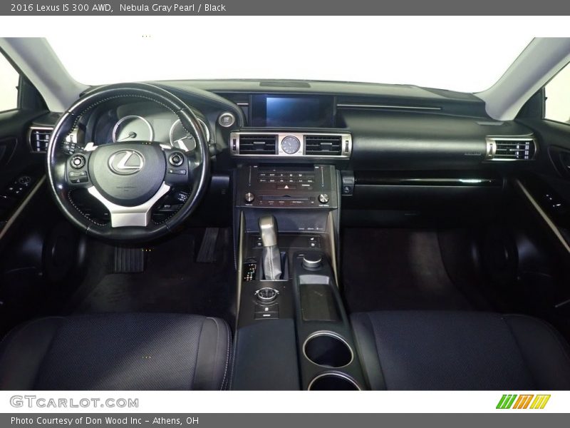 Nebula Gray Pearl / Black 2016 Lexus IS 300 AWD