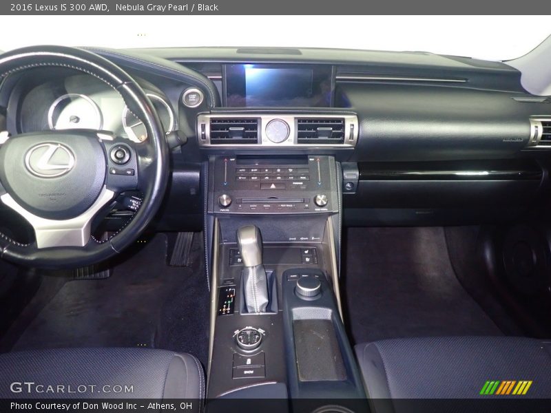 Nebula Gray Pearl / Black 2016 Lexus IS 300 AWD